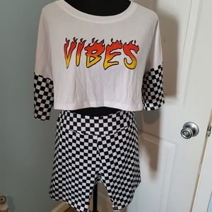 NWOT 2piece Bikershort Set